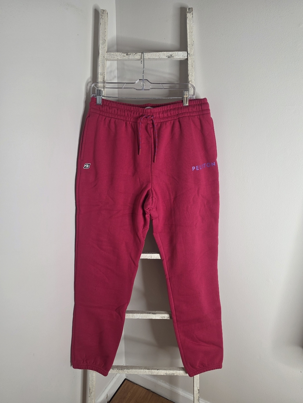 Peloton NWT Women's Large Berry Red Chic Jogger